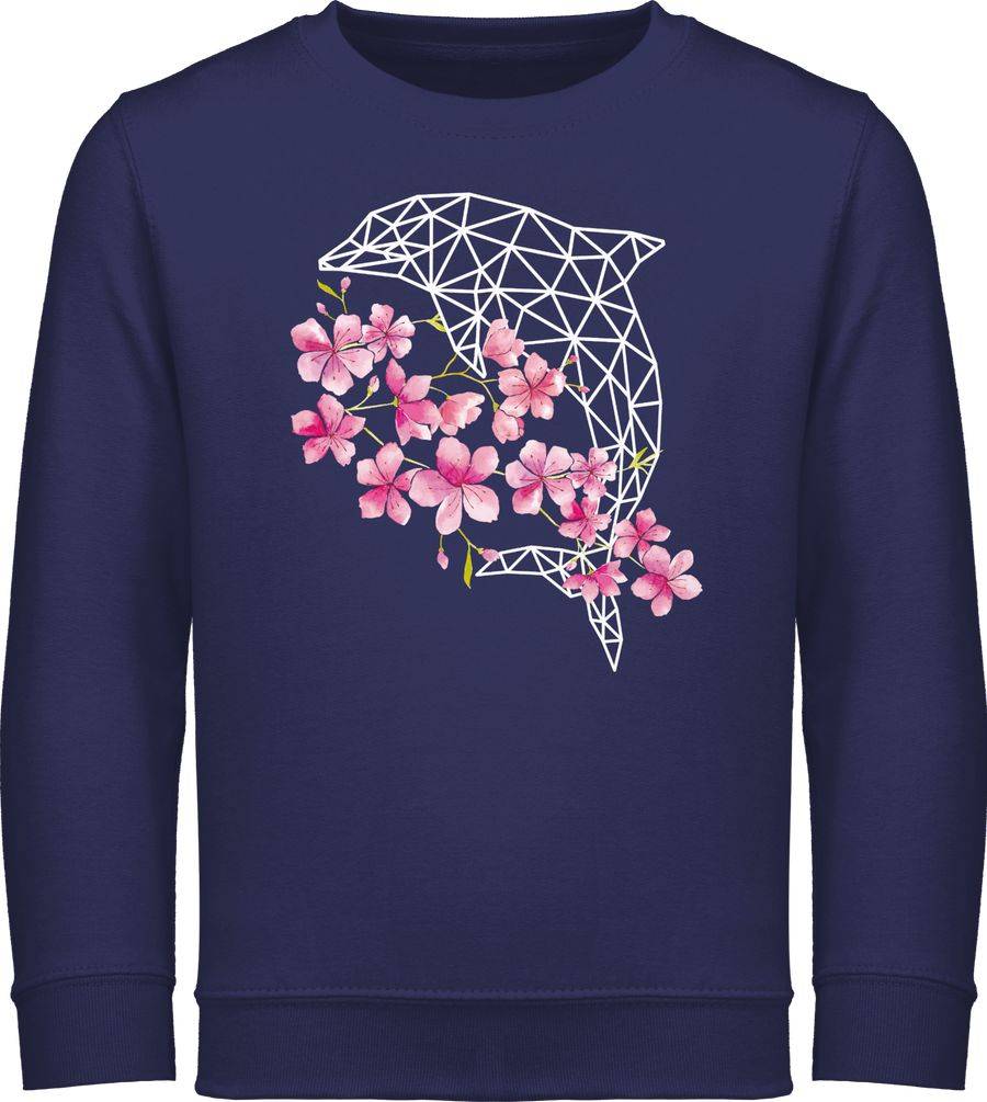 Shirtracer Delfin mit Blumen Shirts & Mehr Shirtracer