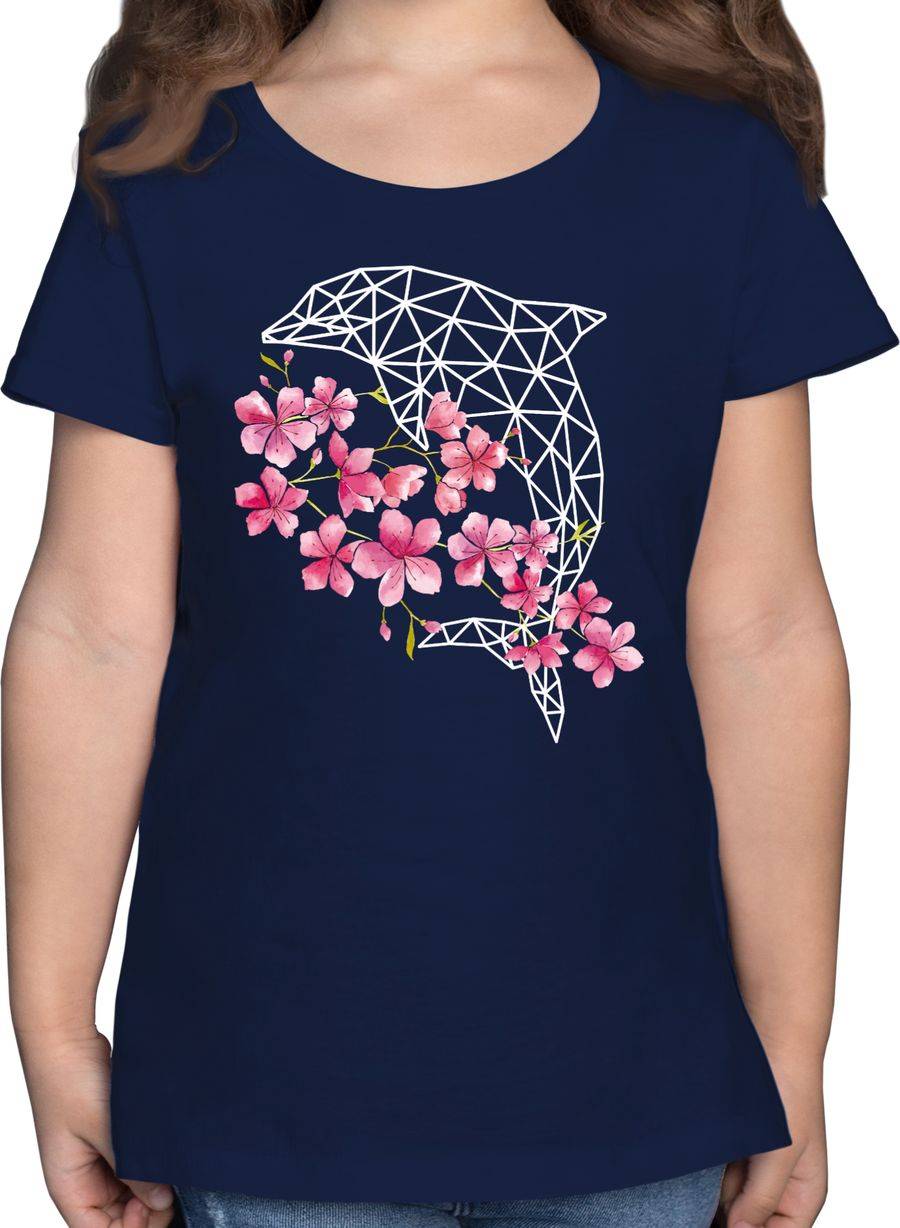 Shirtracer Delfin mit Blumen Shirts & Mehr Shirtracer