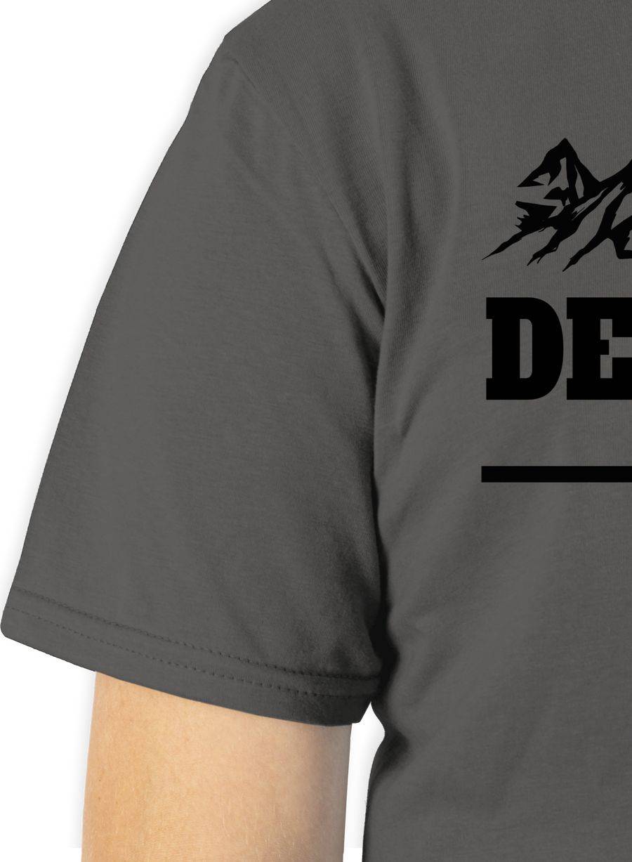 Shirtracer Der Berg Ruft - Schwarz: T-Shirt Rucksack Shirtracer