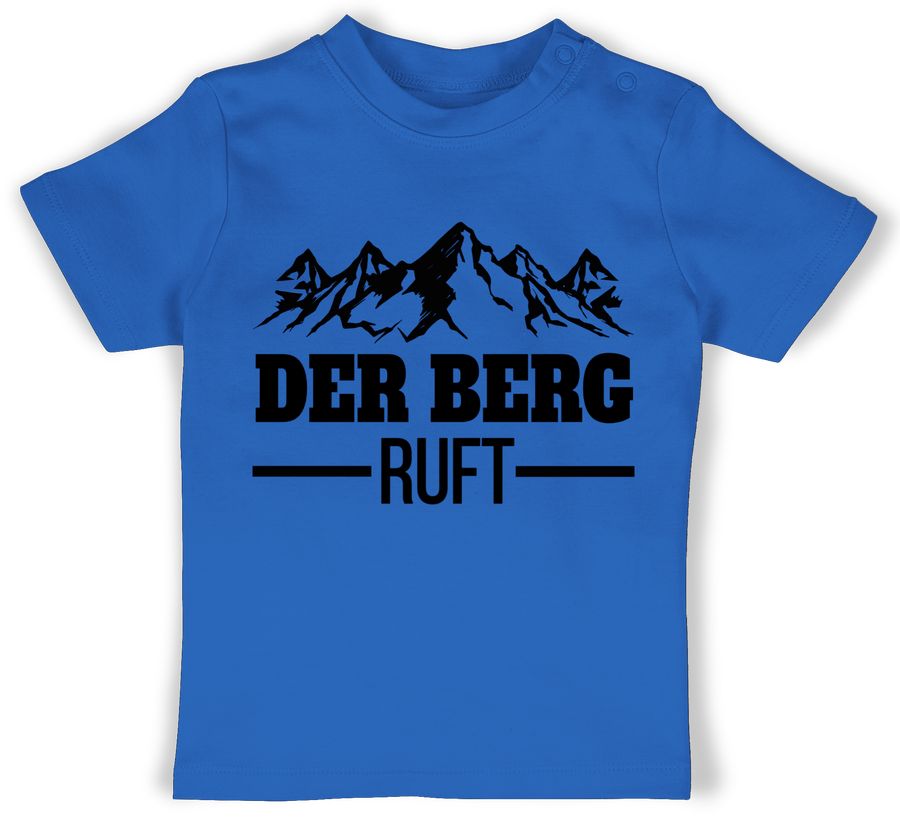 Shirtracer Der Berg ruft - schwarz: T-Shirt Rucksack Shirtracer