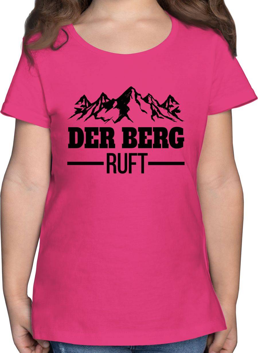 Shirtracer Der Berg ruft - schwarz: T-Shirt Rucksack Shirtracer