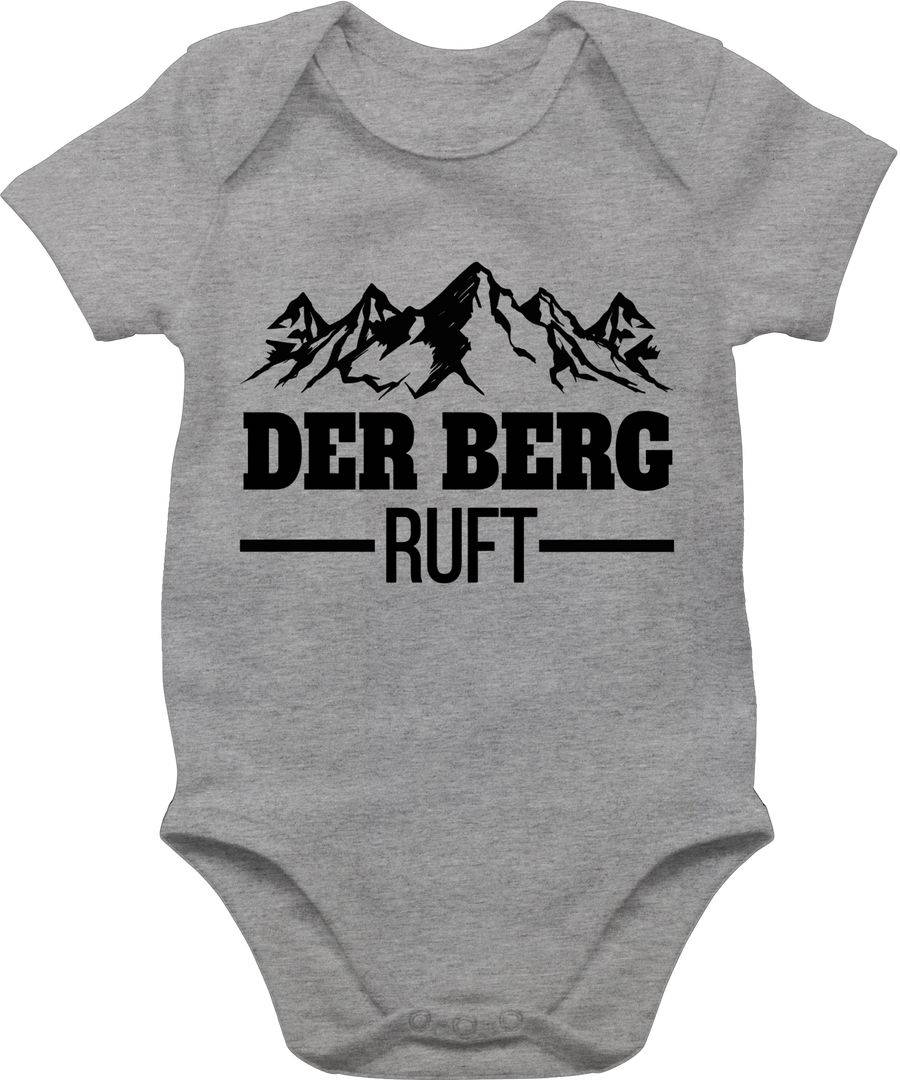 Shirtracer Der Berg ruft - schwarz: T-Shirt Rucksack Shirtracer