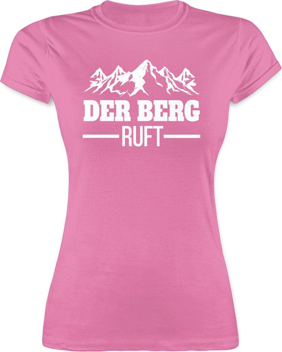 Shirtracer Der Berg ruft - weiß Shirts & Mehr Shirtracer