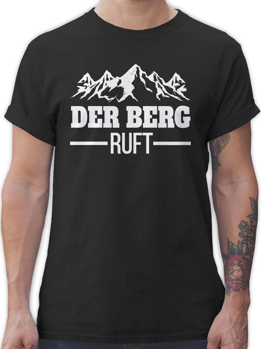 Shirtracer Der Berg ruft - weiß Shirts & Mehr Shirtracer
