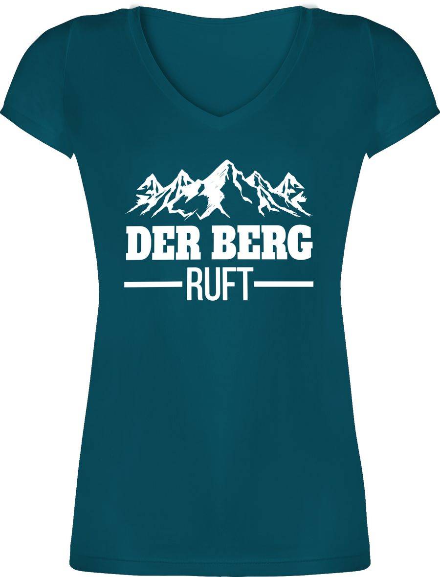 Shirtracer Der Berg ruft - weiß Shirts & Mehr Shirtracer
