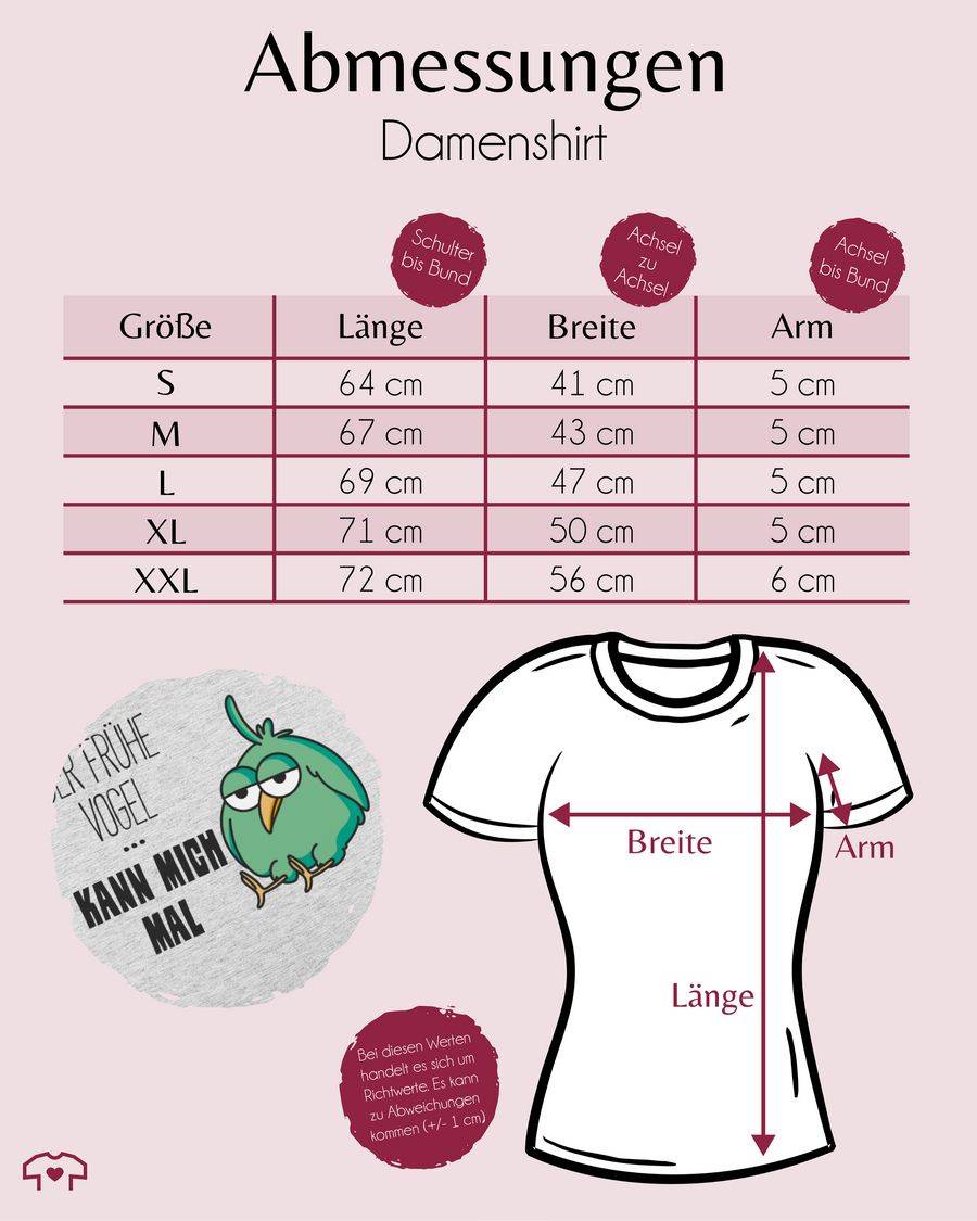 Shirtracer Der Frühe Vogel Kann Mich Mal: T-Shirt Turnbeutel Shirtracer