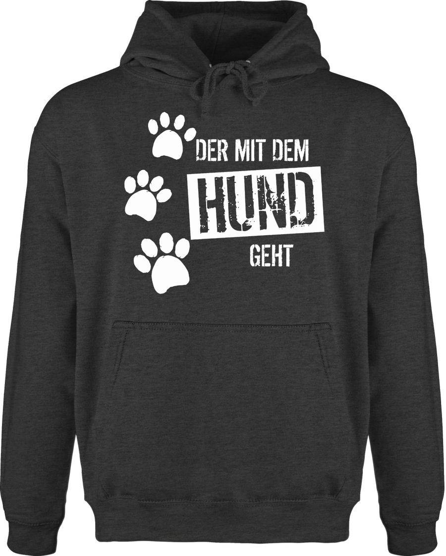 Shirtracer Der mit dem Hund geht: Tshirt Turnbeutel Shirtracer