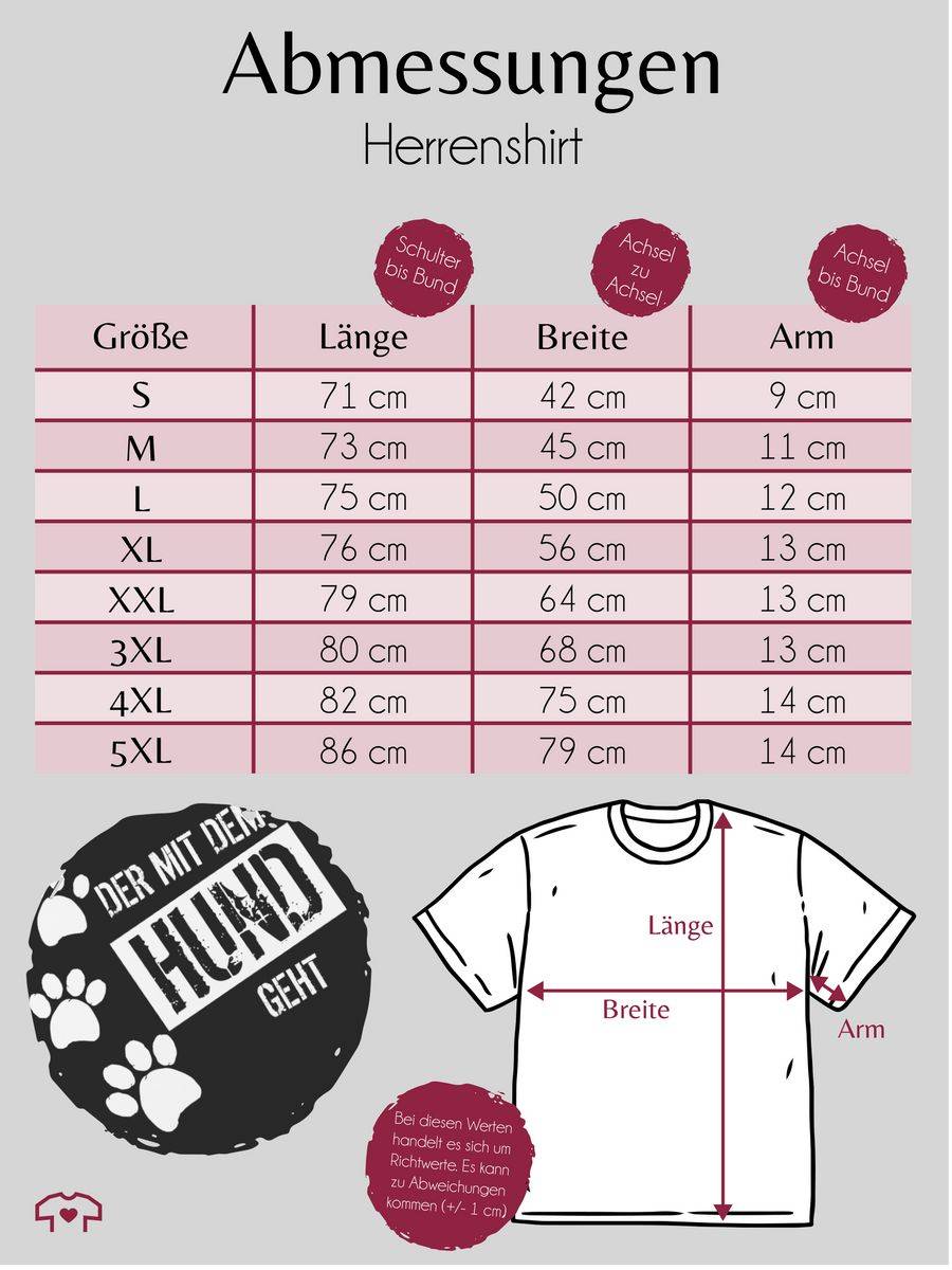 Shirtracer Der Mit Dem Hund Geht: Tshirt Turnbeutel Shirtracer