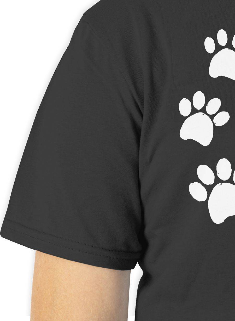 Shirtracer Der Mit Dem Hund Geht: Tshirt Turnbeutel Shirtracer