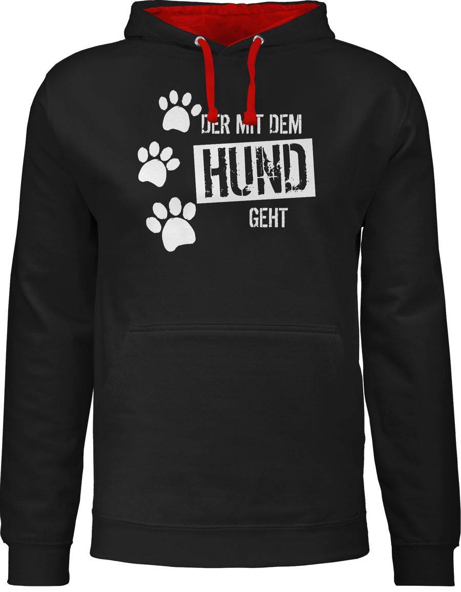 Shirtracer Der Mit Dem Hund Geht: Tshirt Turnbeutel Shirtracer