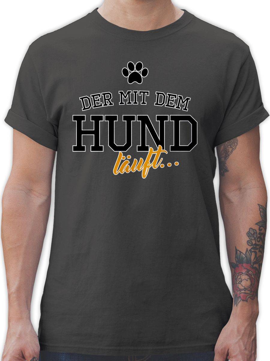 Shirtracer Der mit dem Hund läuft: Tshirt Gym Bag Shirtracer