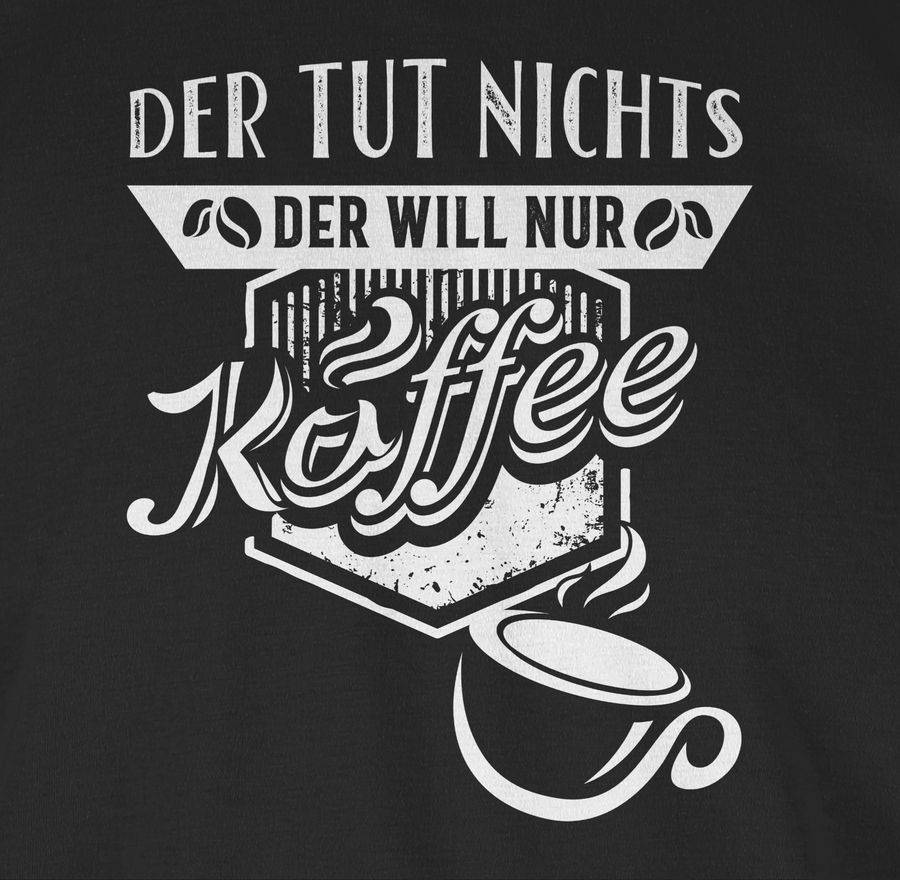 Shirtracer Der Tut Nichts Der Will Nur Kaffee: Tshirt Gym Bag Shirtracer