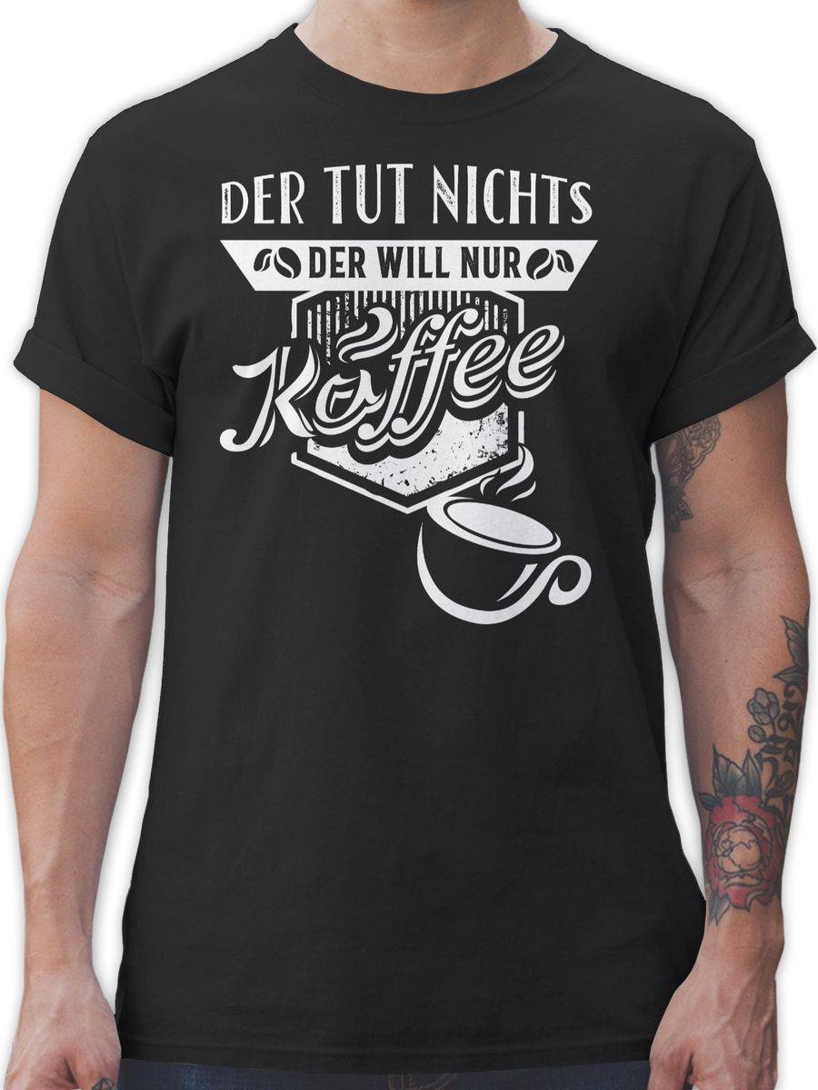 Shirtracer Der tut nichts Der will nur Kaffee: Tshirt Gym Bag Shirtracer