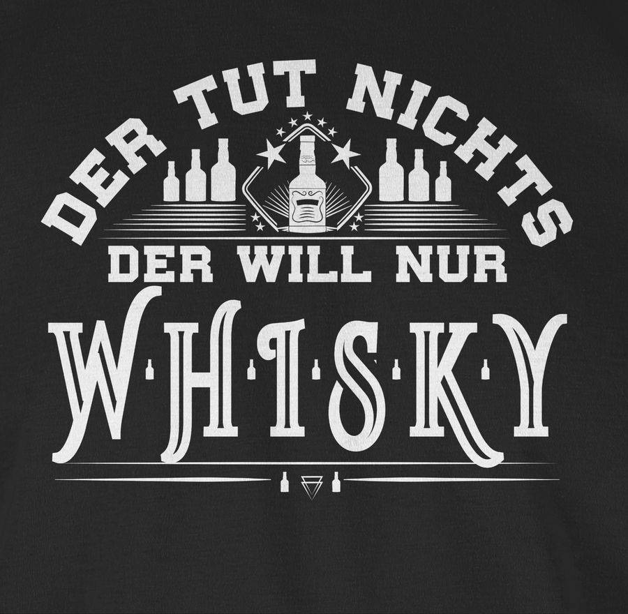 Shirtracer Der Tut Nichts. Der Will Nur Whisky: Tshirt Gym Bag Shirtracer