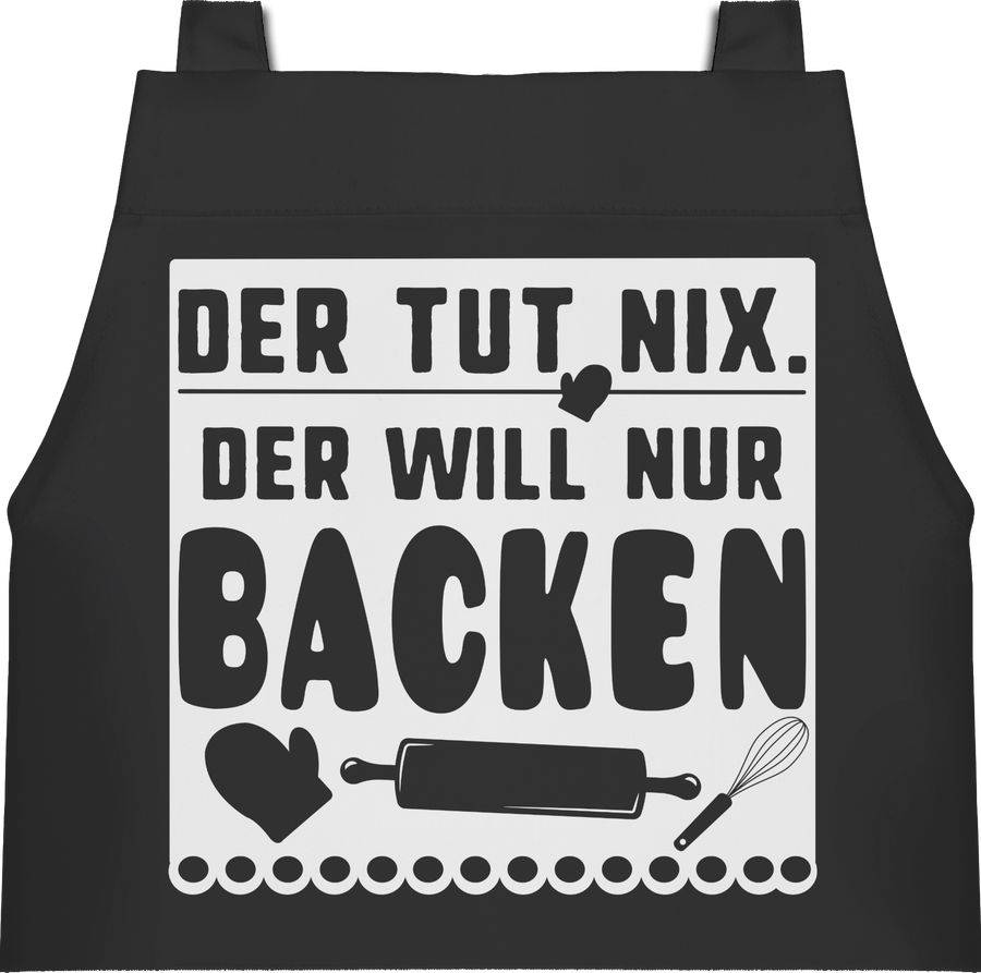 Shirtracer Der Tut Nix Der Will Nur Backen: T-Shirt Rucksack Shirtracer