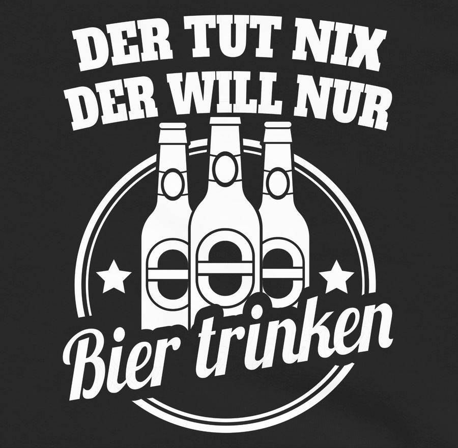 Shirtracer Der Tut Nix Der Will Nur Bier Trinken: T-Shirt Gym Bag Shirtracer