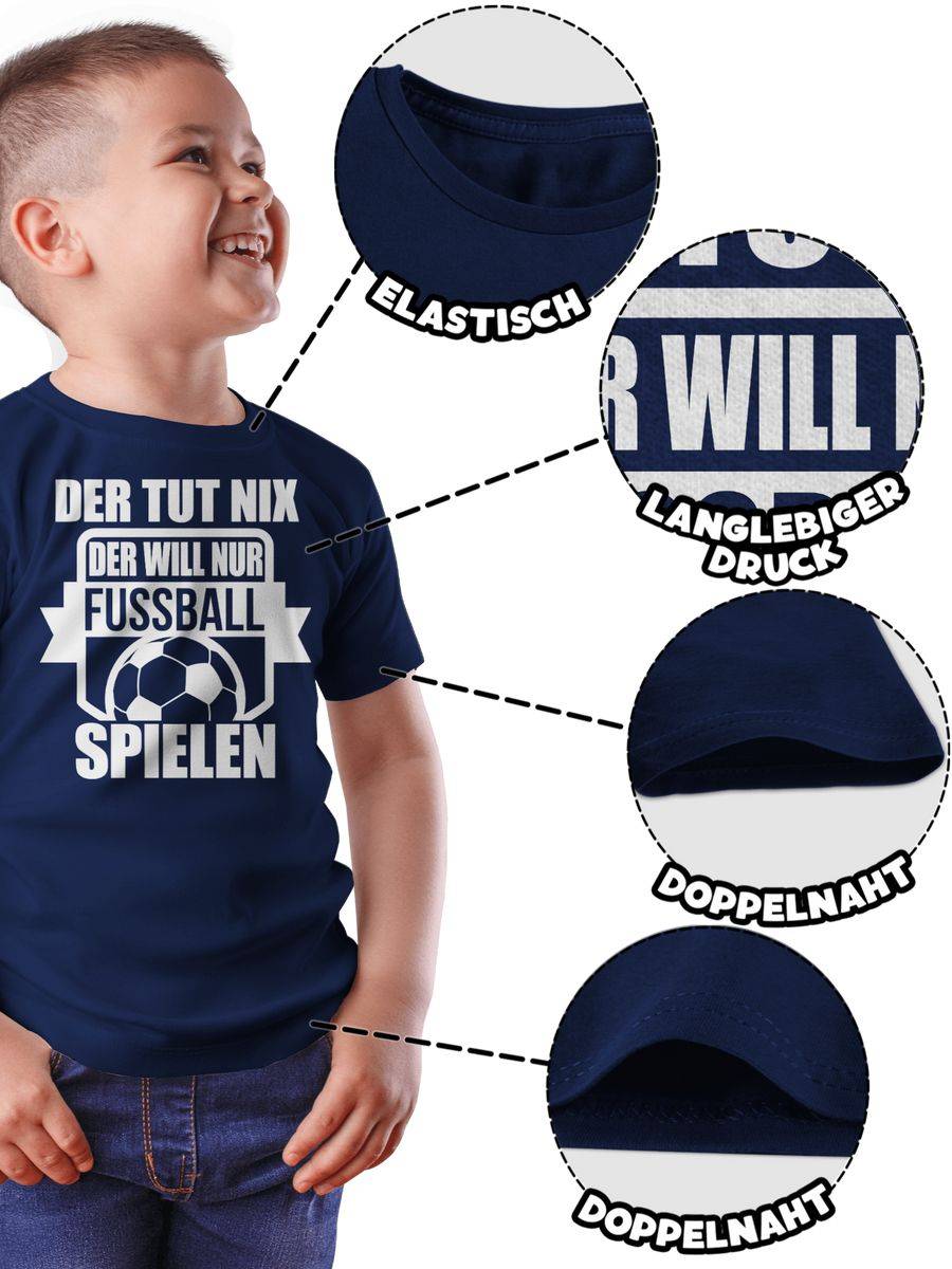 Shirtracer Der Tut Nix Der Will Nur Fussball Spielen: Tshirt Rucksack Shirtracer