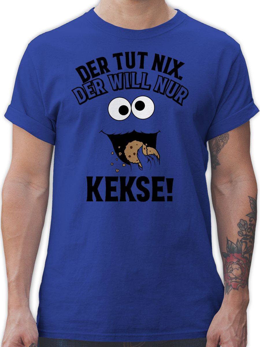 Shirtracer Der tut nix, der will nur Kekse! - schwarz Shirts & Mehr Shirtracer