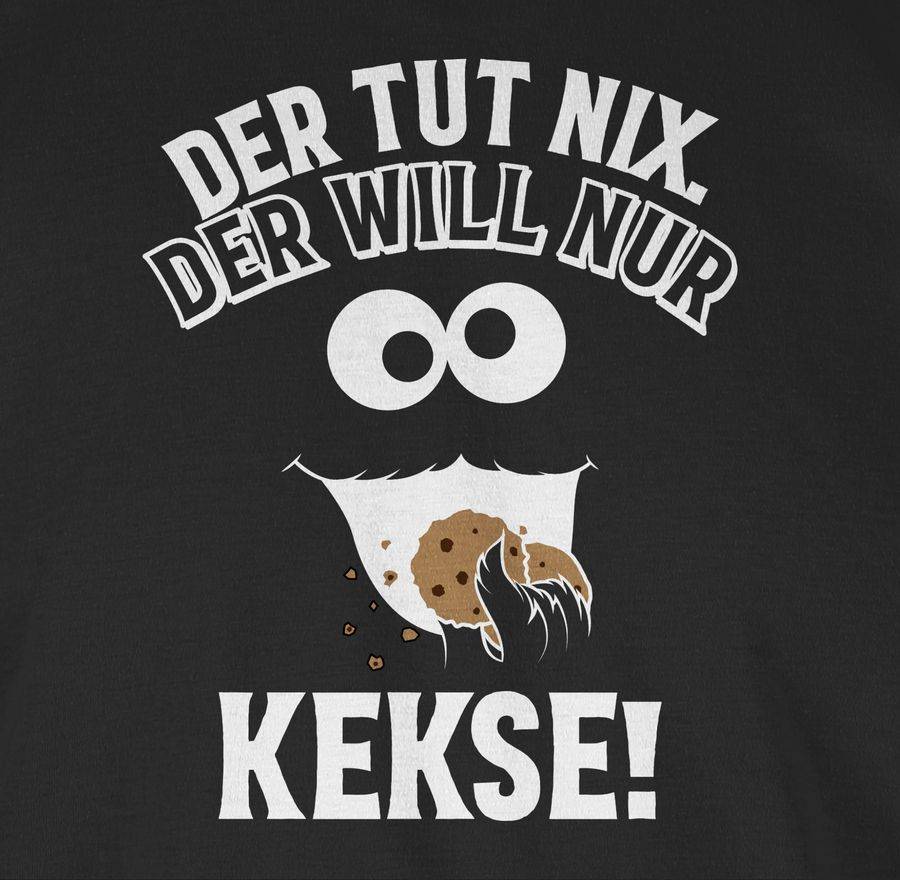 Shirtracer Der Tut Nix. Der Will Nur Kekse!: Tshirt Rucksack Shirtracer