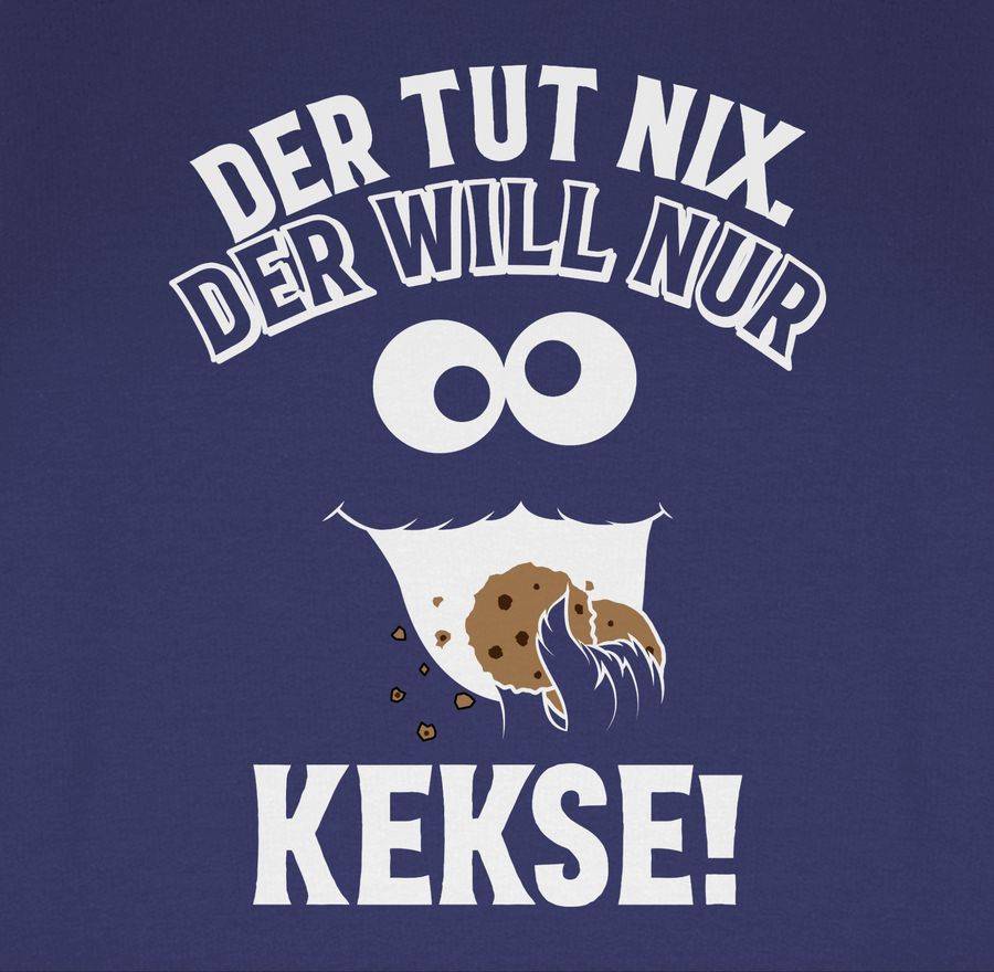 Shirtracer Der Tut Nix. Der Will Nur Kekse!: Tshirt Rucksack Shirtracer