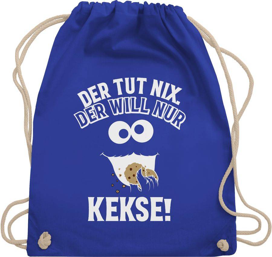Shirtracer Der tut nix. Der will nur Kekse!: Tshirt Rucksack Shirtracer