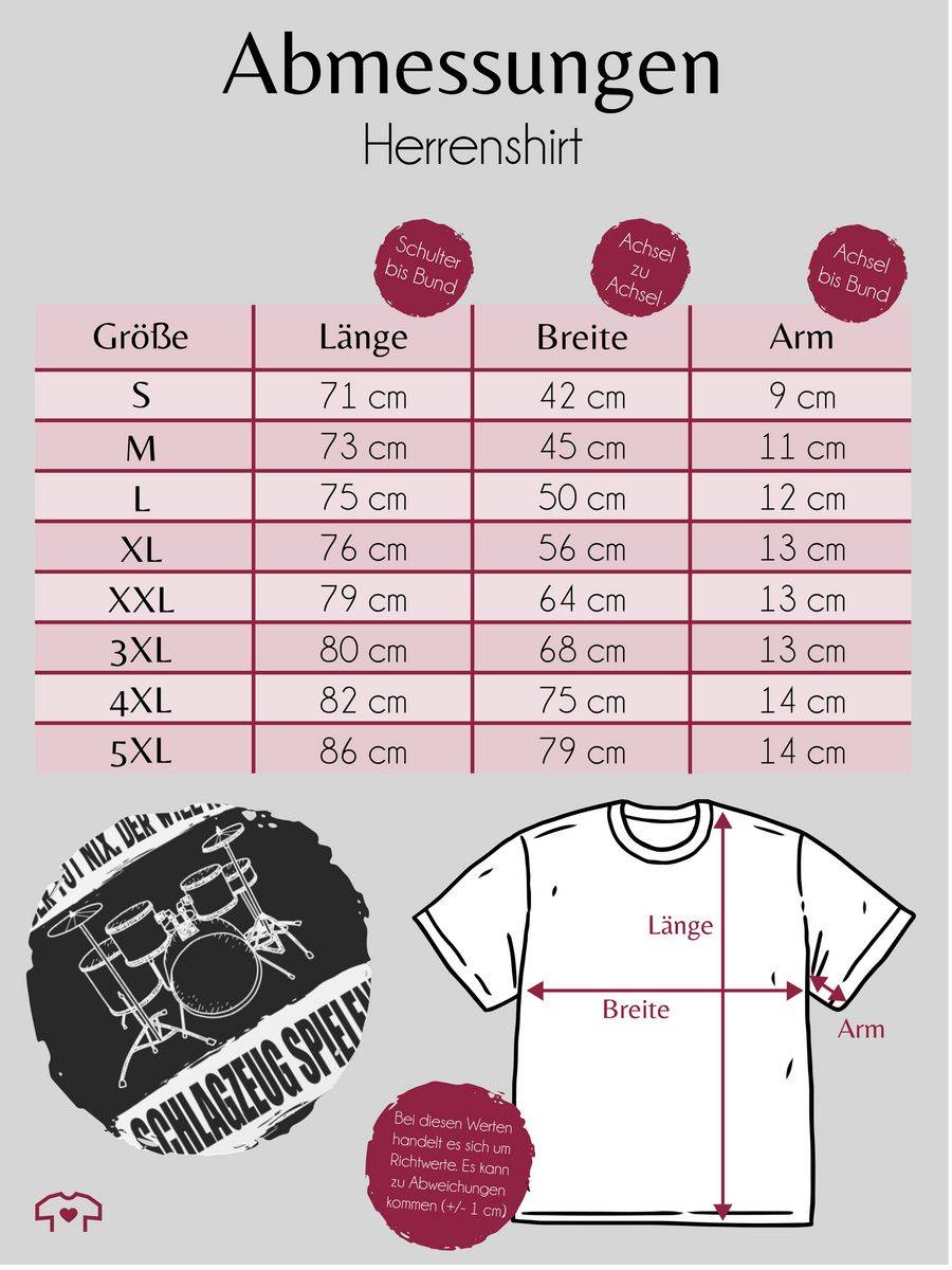 Shirtracer Der Tut Nix. Der Will Nur Schlagzeug Spielen. Shirts & Mehr Shirtracer