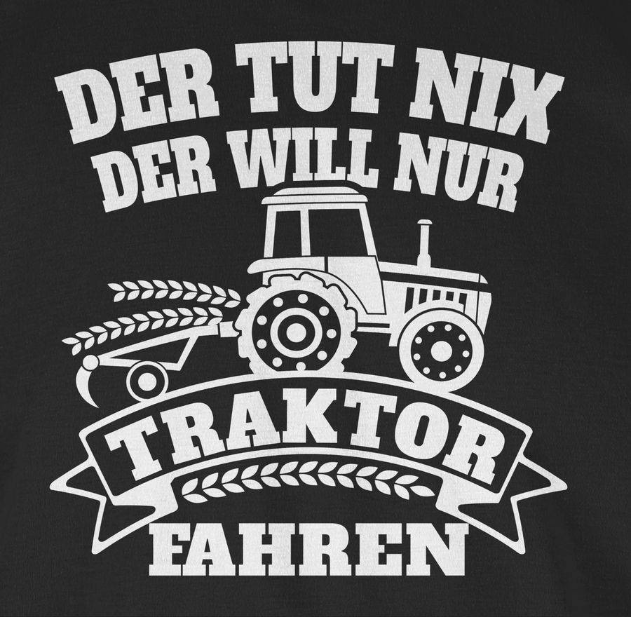 Shirtracer Der Tut Nix Der Will Nur Traktor Fahren: T-Shirt Gym Bag Shirtracer