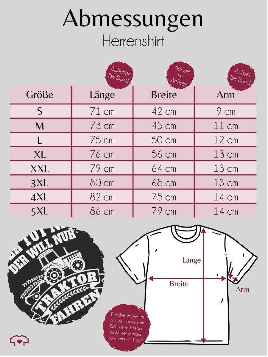 Shirtracer Der Tut Nix Der Will Nur Traktor Fahren: T-Shirt Gym Bag Shirtracer