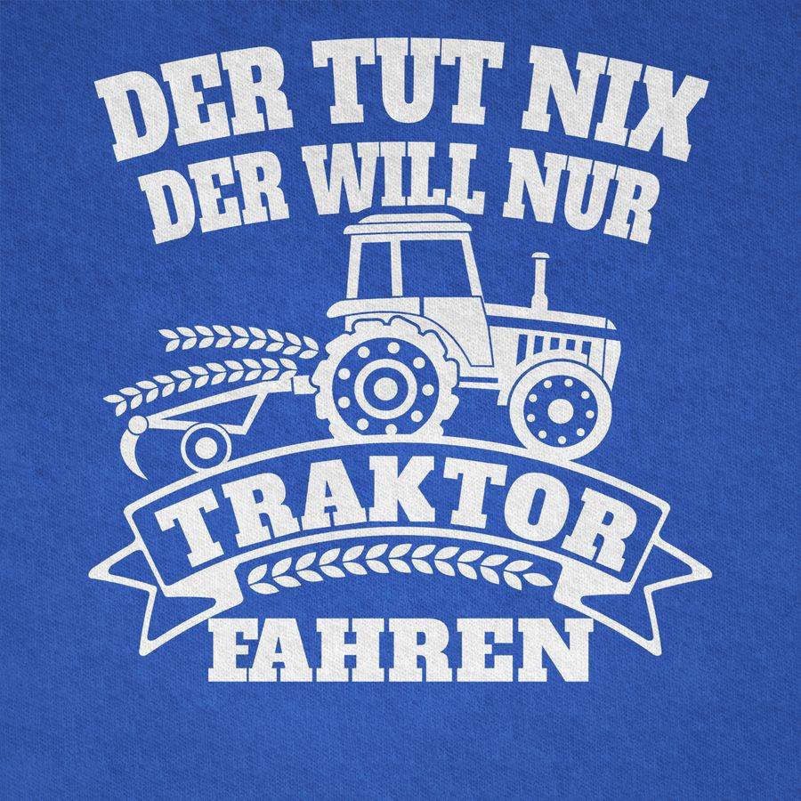 Shirtracer Der Tut Nix Der Will Nur Traktor Fahren: T-Shirt Gym Bag Shirtracer