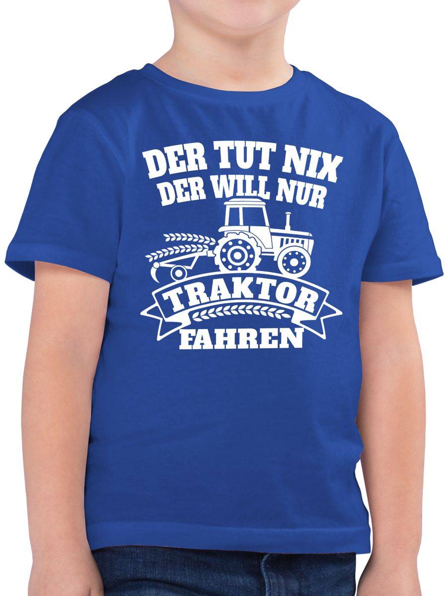 Shirtracer Der tut nix der will nur Traktor fahren: T-Shirt Gym Bag Shirtracer