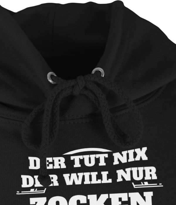 Shirtracer Der Tut Nix Der Will Nur Zocken: Tshirt Turnbeutel Shirtracer