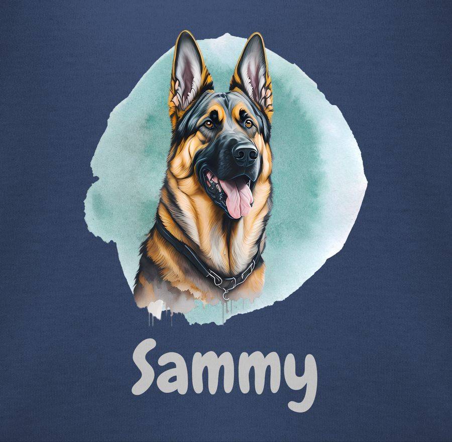 Shirtracer Deutscher Schäferhund - Hundebesitzern Geschenk: Tshirt Turnbeutel Shirtracer