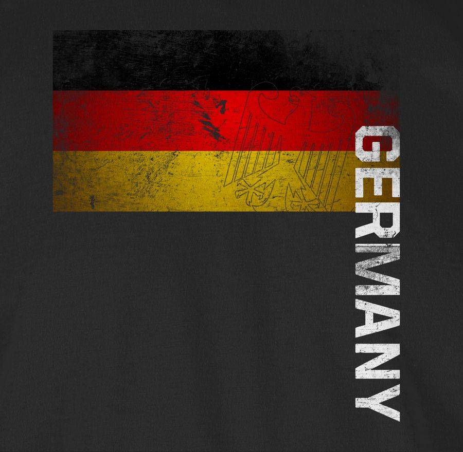 Shirtracer Deutschland Flagge Adler Vintage Germany Shirts & Mehr Shirtracer