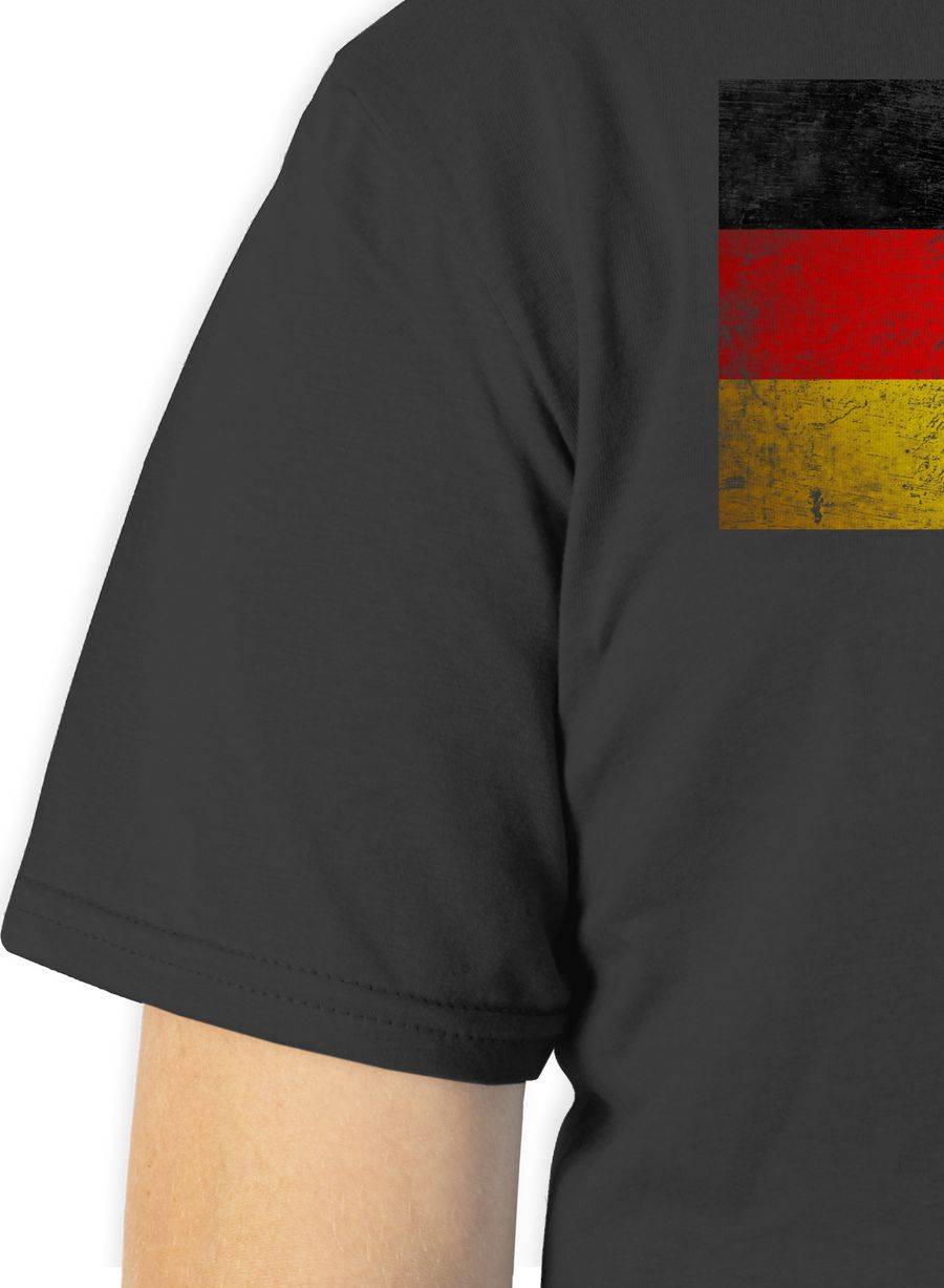 Shirtracer Deutschland Flagge Adler Vintage Germany Shirts & Mehr Shirtracer