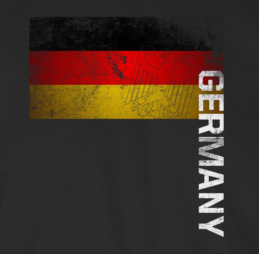 Shirtracer Deutschland Flagge Adler Vintage Germany Shirts & Mehr Shirtracer
