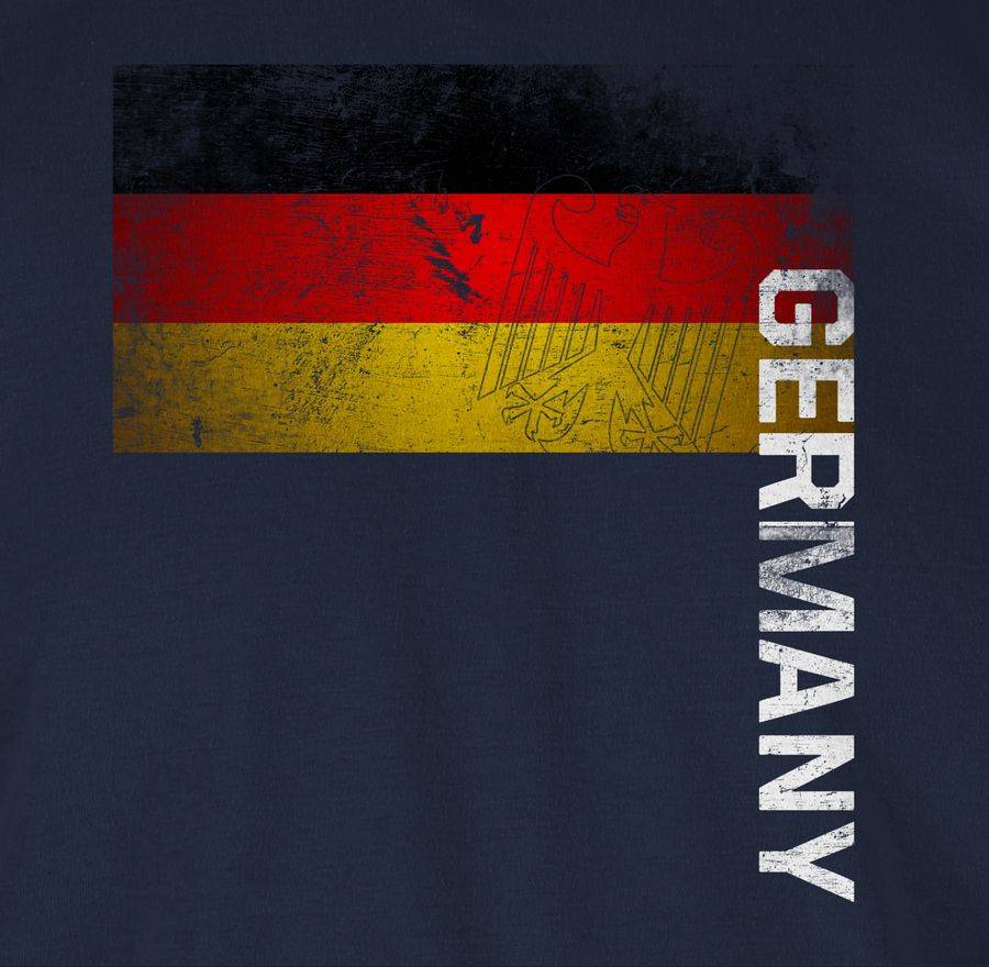 Shirtracer Deutschland Flagge Adler Vintage Germany Shirts & Mehr Shirtracer