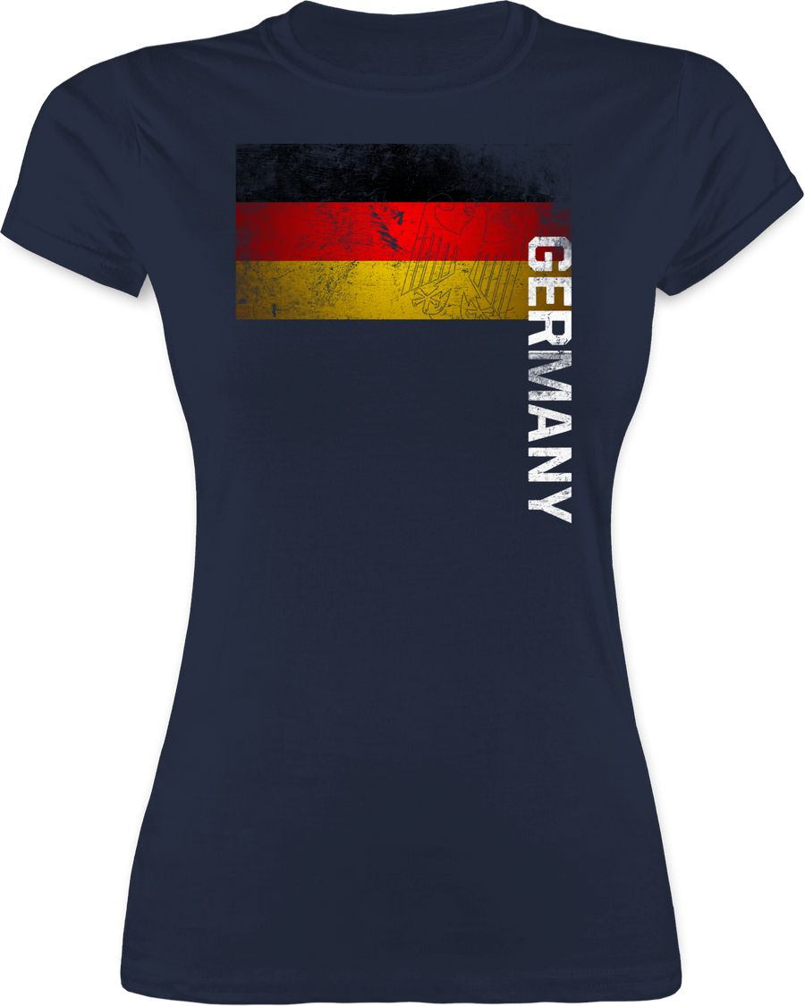 Shirtracer Deutschland Flagge Adler Vintage Germany Shirts & Mehr Shirtracer