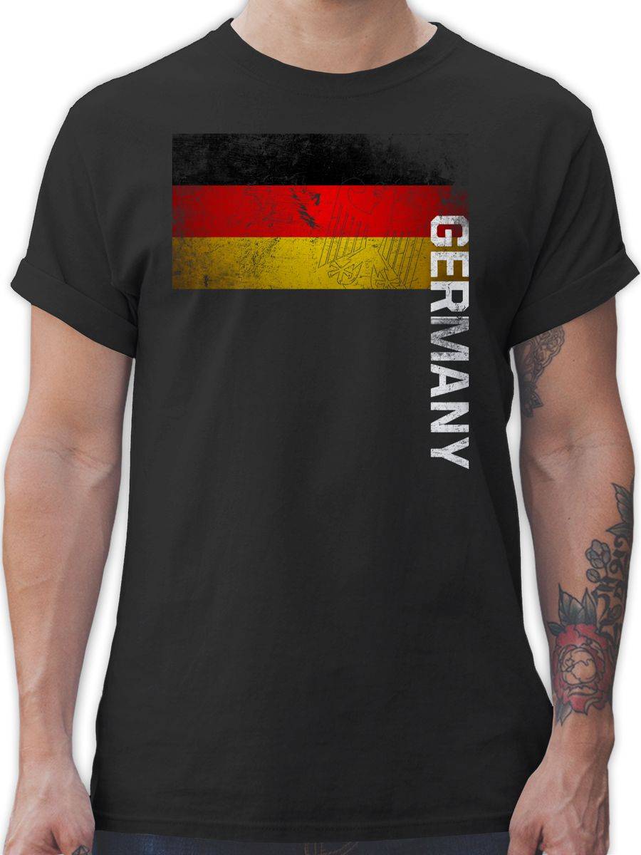Shirtracer Deutschland Flagge Adler Vintage Germany Shirts & Mehr Shirtracer