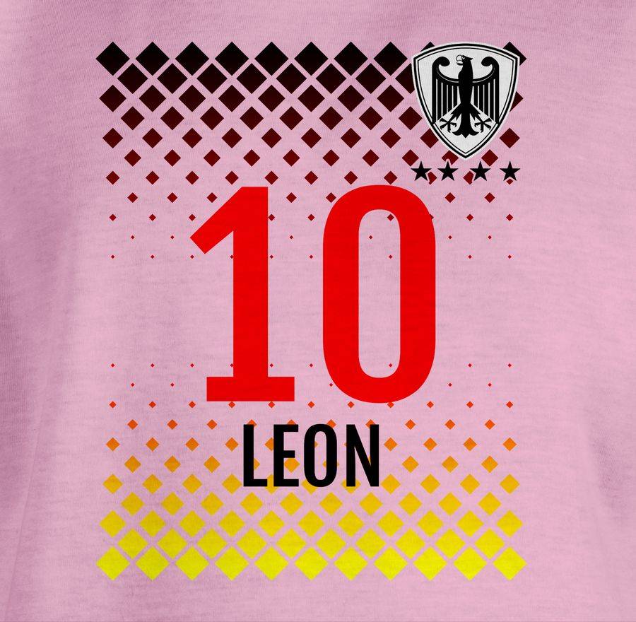 Shirtracer Deutschland Fußball Trikot Germany-Style Mit Personalisiertem Namen Und Nummer Shirtracer