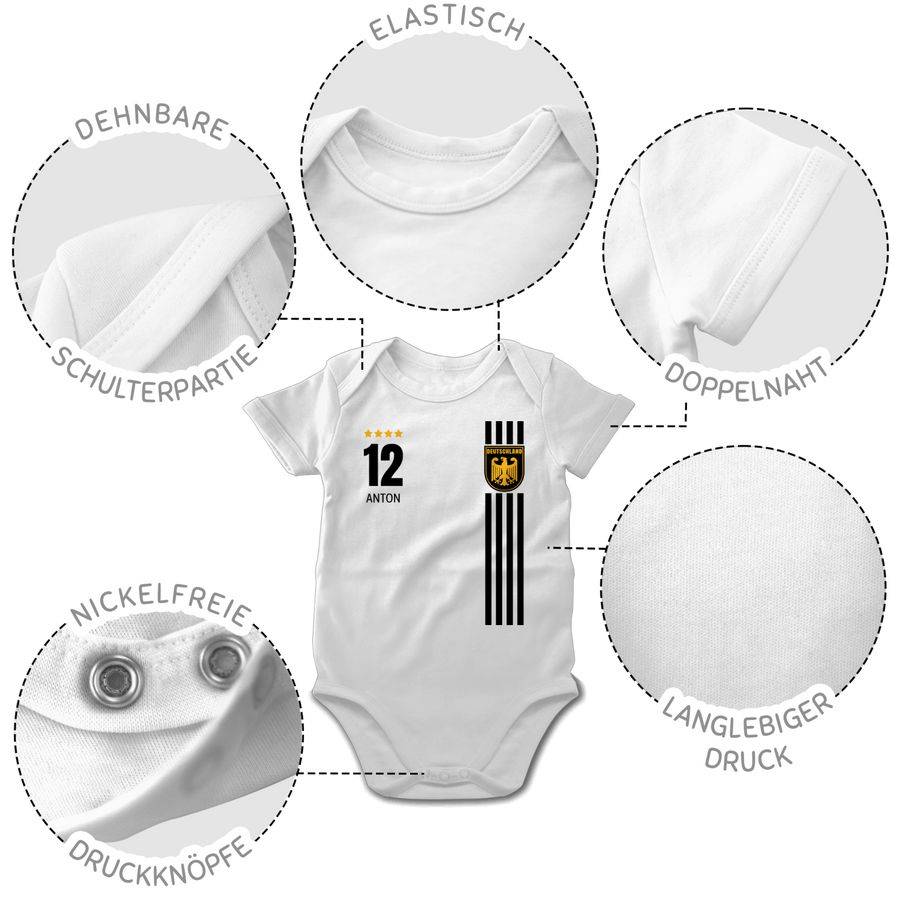 Shirtracer Deutschland Germany Trikot Style: Tshirt Rucksack Shirtracer