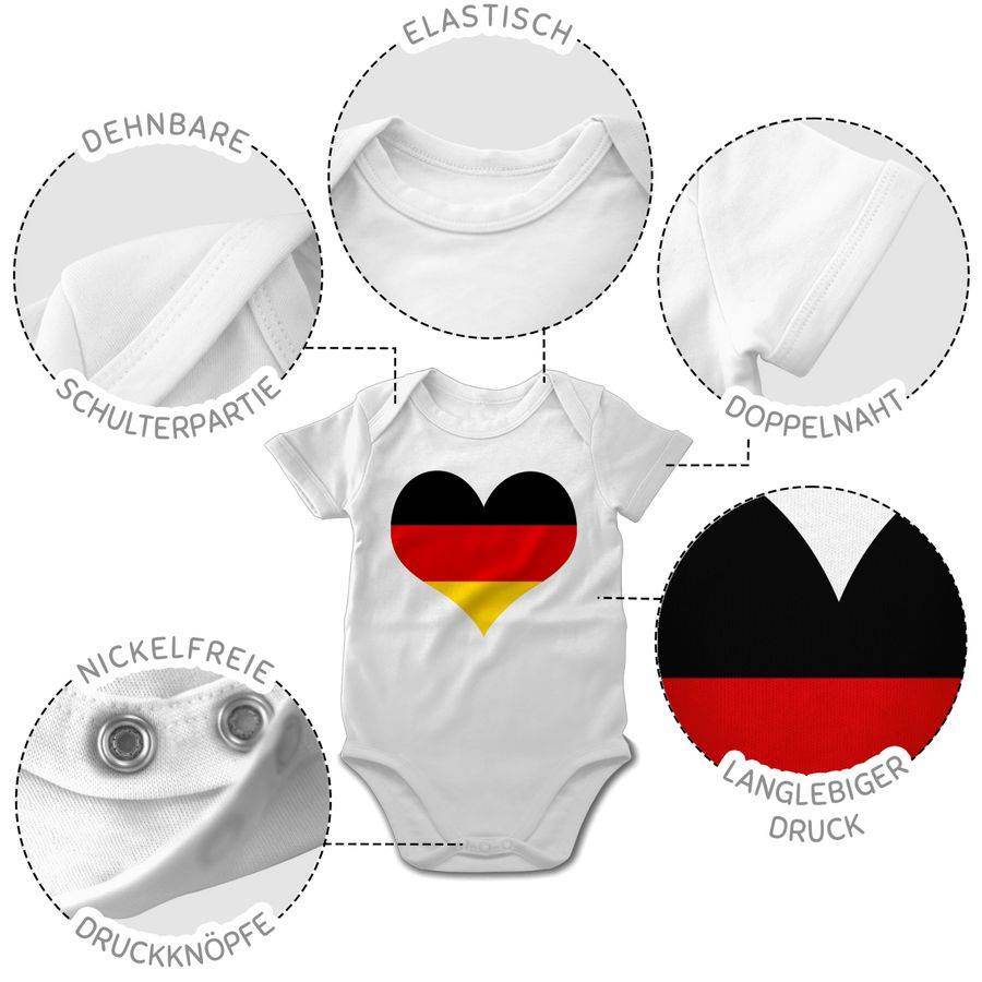 Shirtracer Deutschland Herz Klassisch Shirts & Mehr Shirtracer