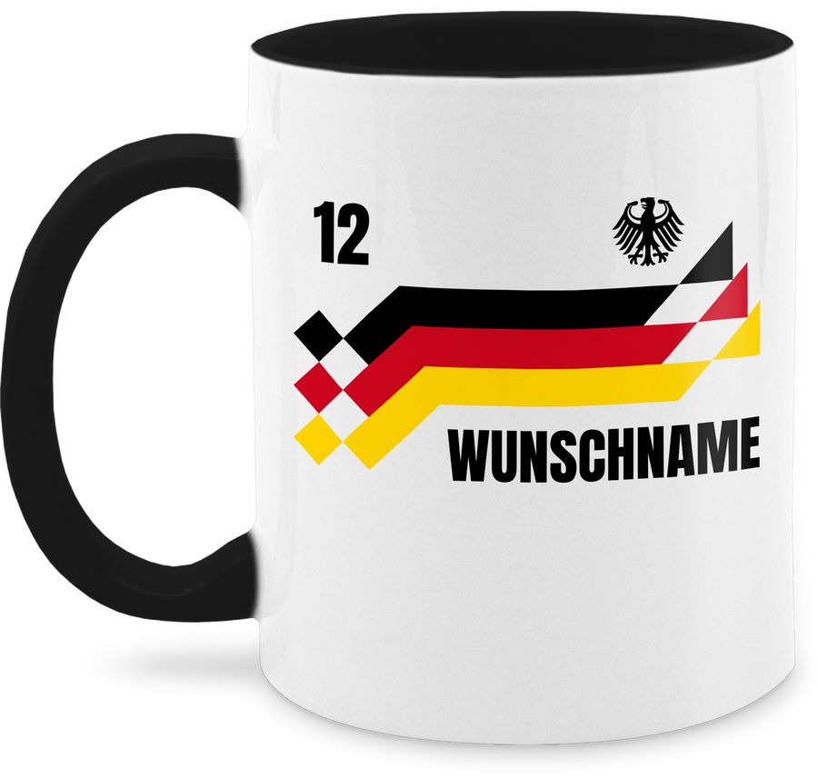 Shirtracer Deutschland Trikot mit Name und Nummer Germany: Tshirt Rucksack Shirtracer