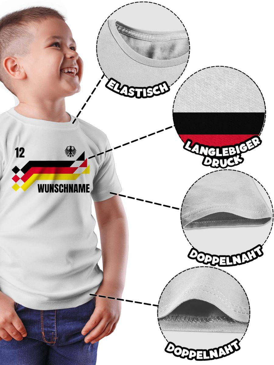 Shirtracer Deutschland Trikot Mit Name Und Nummer Germany: Tshirt Rucksack Shirtracer