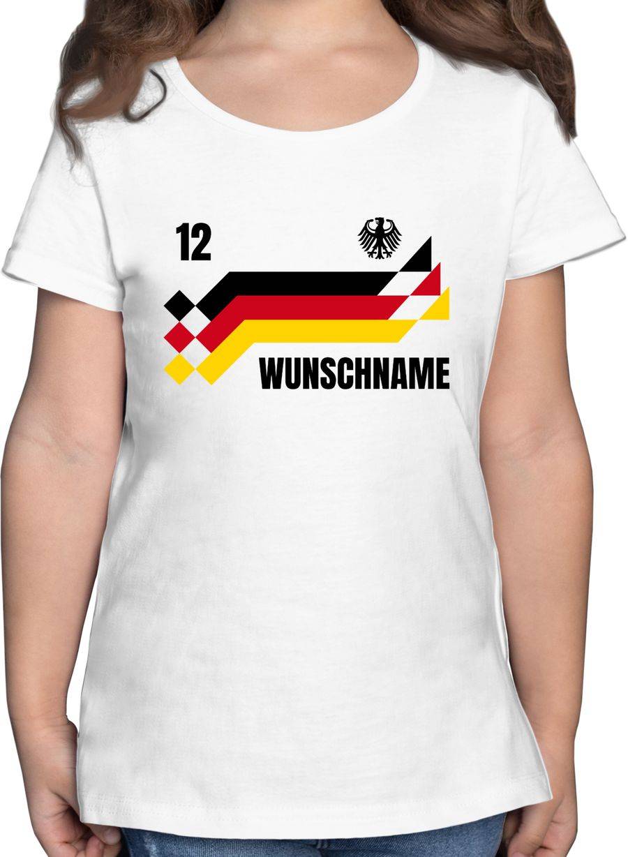 Shirtracer Deutschland Trikot mit Name und Nummer Germany: Tshirt Rucksack Shirtracer