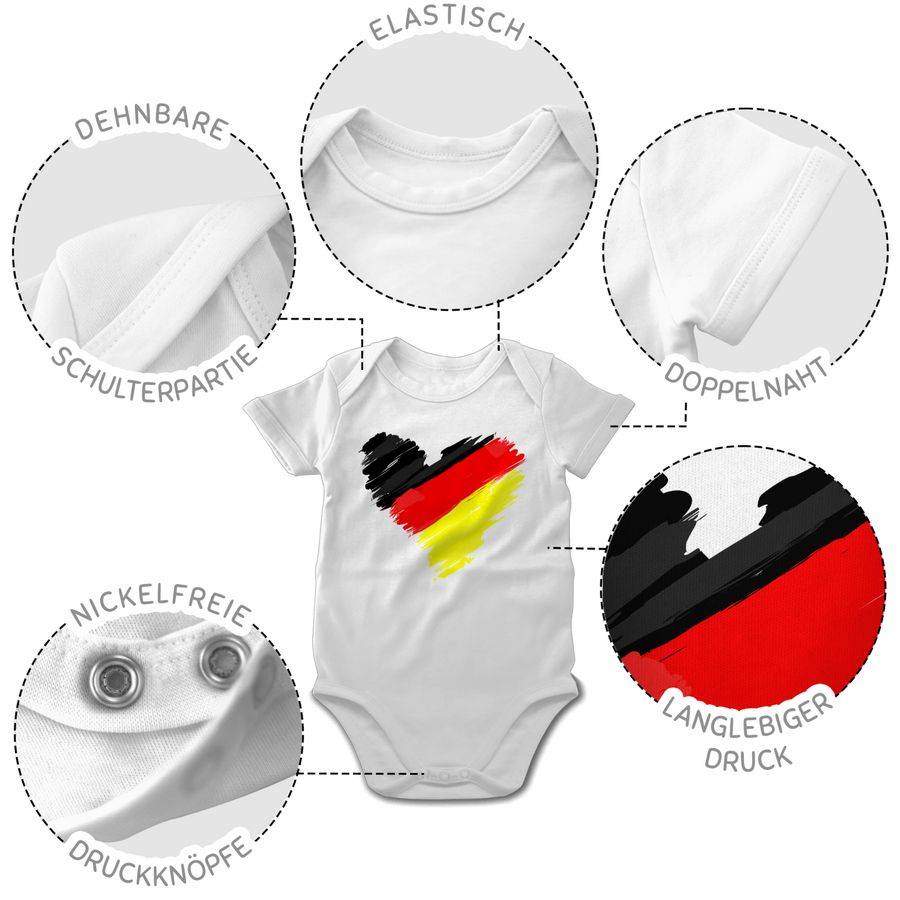 Shirtracer Deutschland WM Herz Shirts & Mehr Shirtracer