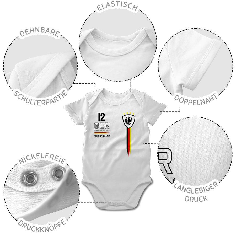 Shirtracer Deutschland WM Trikot Farben Shirts & Mehr Shirtracer