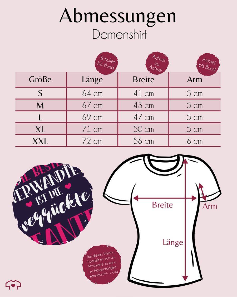 Shirtracer Die Beste Verwandte Ist Die Verrückte Tante Shirts & Mehr Shirtracer