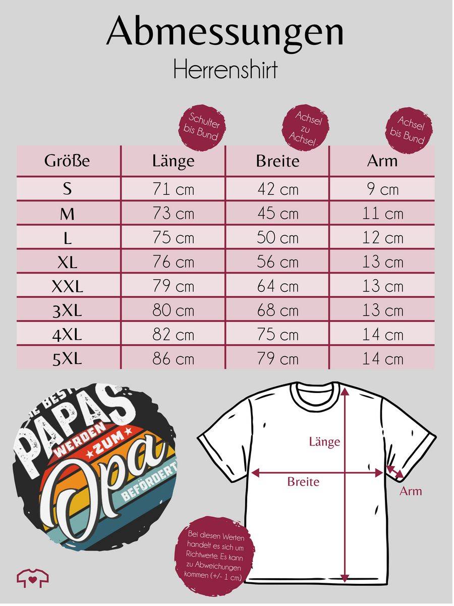 Shirtracer Die Besten Papas Werden Zum Opa Befördert Retro Weiß: T-Shirt Gym Bag Shirtracer