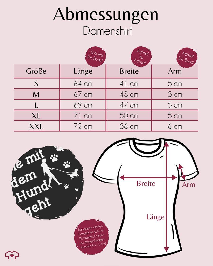 Shirtracer Die Mit Dem Hund Geht Pfoten Weiß Shirts & Mehr Shirtracer
