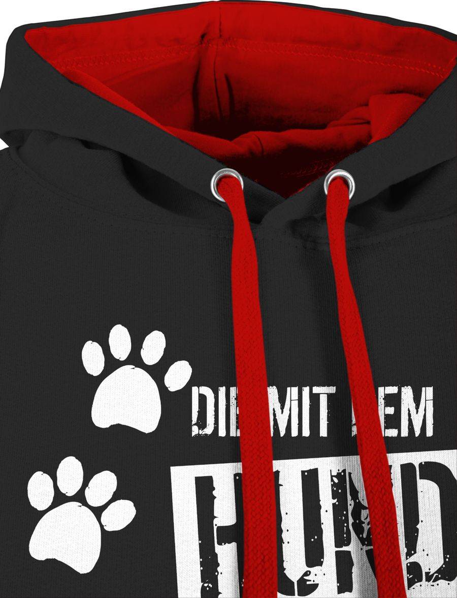 Shirtracer Die Mit Dem Hund Geht: Tshirt Turnbeutel Shirtracer